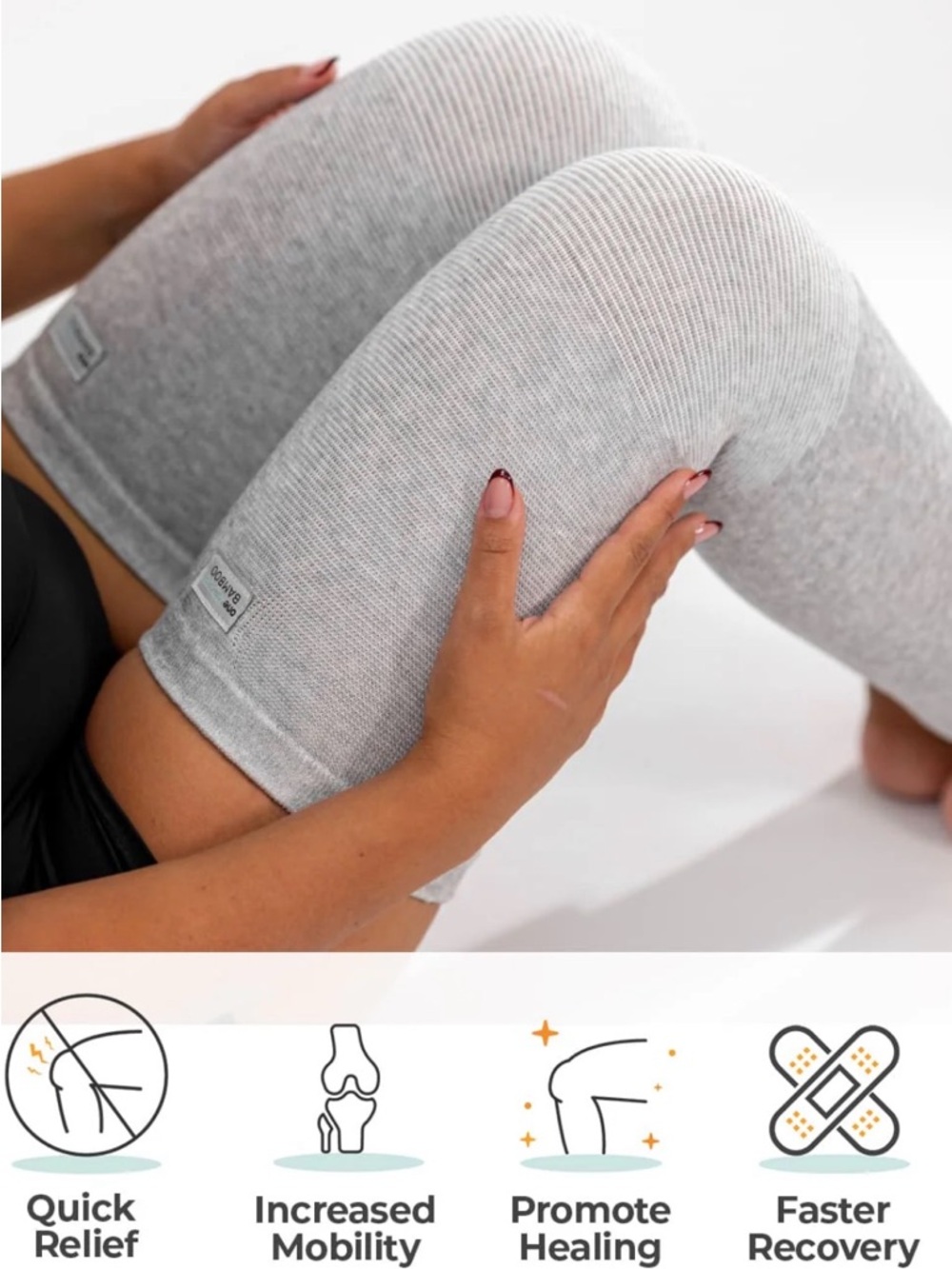 OneCompress Compression leg Sleeves (2)- Bamboo